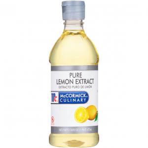 Mccormick Pure Lemon Extract, 1 Pint -- 6 per case.