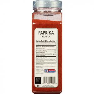 McCormick Paprika - 18 oz. container, 6 per case