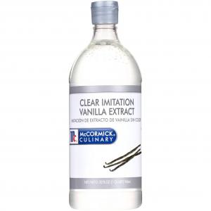 McCormick Imitation Vanilla Extract - 1 quart bottle, 6 per case