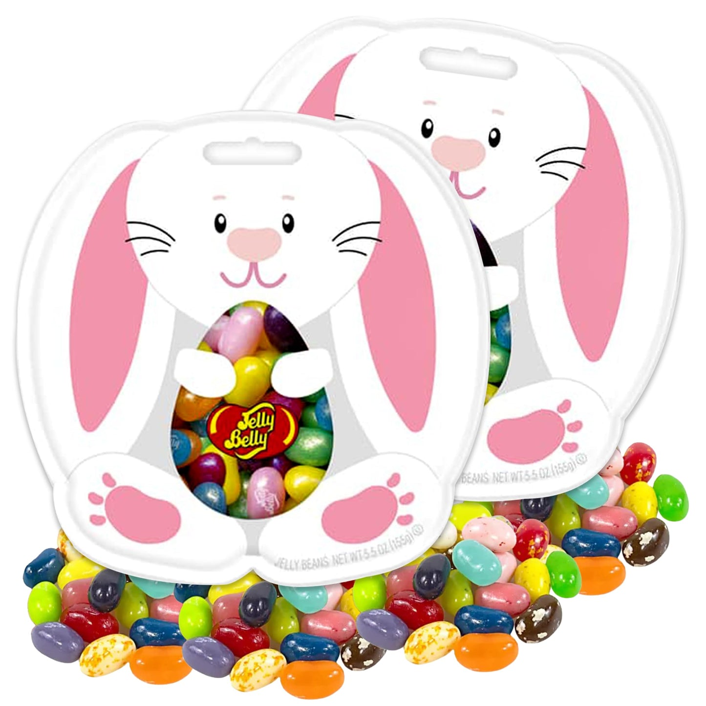 Jelly Bean Easter Bunny Pouch Bag 5.5oz Pack of 2