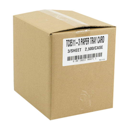 NCCO National Checking 8.5 Inch X 11 Inch Paper Tray Cards, 1 x 2500 each Case - DOT product image 2