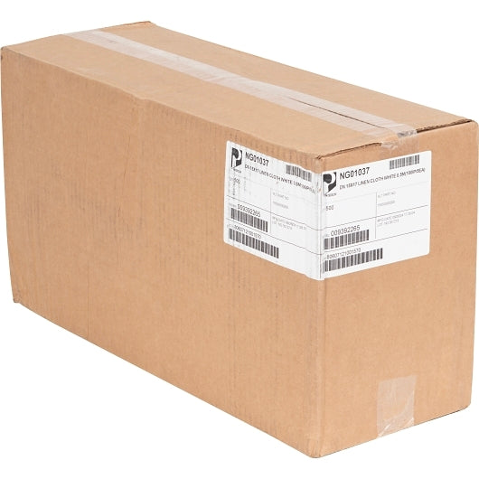 Paterson White Linen Cloth, 500 x 1 each Case - Plates Bowls - image 2