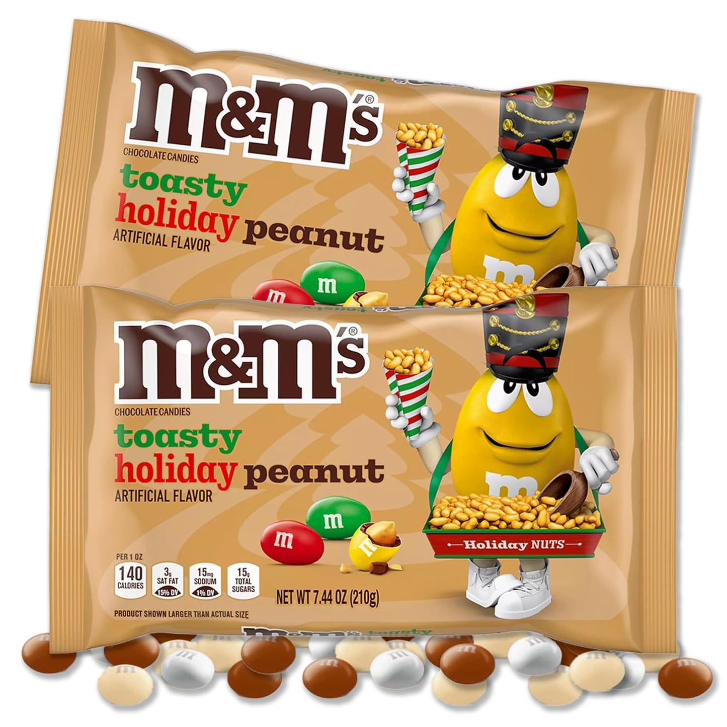 M&M Double Vanilla Toasty Peanut Pack of 2