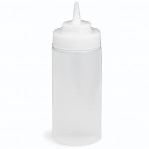 Tablecraft 16 Oz/473 Ml Natural Widemouth Squeeze Bottles (16 Oz, 24 Pack)