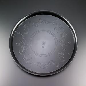 EMI Yoshi EMI-280-B Deli Mate Tray, Round, 18", Black (2 Pack5)
