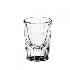 Libbey 5126/S0711 Fluted Lined 2 Ounce Whiskey Glass - Dozen