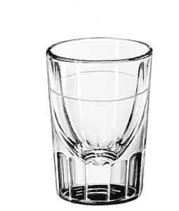 Libbey 2 Oz Fluted Lined Whiskey - Line At 7/8 Oz, 1 Each (48 Pack)