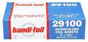Handi Foil Interfolded Aluminum Foil Sheets - 2400 per case.