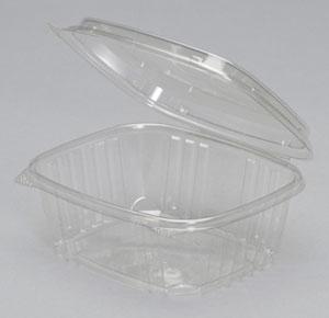 GNPAD32 - Clear Hinged Deli Container, Plastic, 32 Oz, 7-1/4 X 6-2/5 X 2-5/8, 100/bag