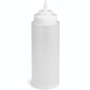 Tablecraft 32 Ounce Natural Widemouth Squeeze Bottle, 1 x 12 each Case