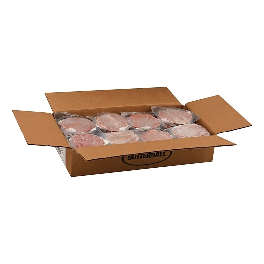 Butterball Seasoned Raw Round Turkey Burger, 40 x 6 oz Case - DOT product image 2