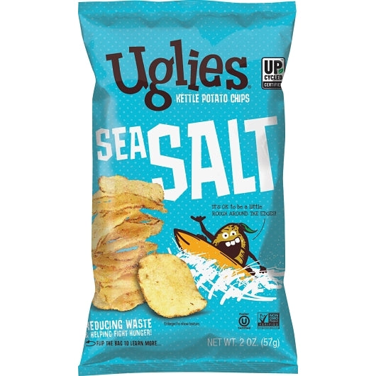 Uglies Sea Salt Kettle Chips Peg Bags, 10 x 2 oz Case - Disposables - image 2