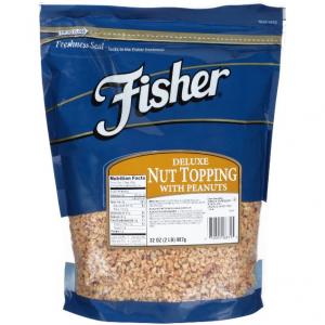 Fisher Chefs Naturals Roasted Deluxe Mixed Nut Topping (2 lbs, 3 Per Case)