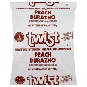 Kool Aid Twist Peach Drink Mix, Makes 2 Gallons (12 Packets)