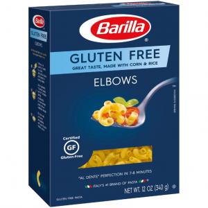 Barilla Gluten Free Pasta, Elbows, (12 Ounce, Pack Of 8)