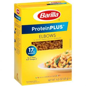 Barilla Protein Plus Elbows Pasta, 14.5 Ounce (Pack of 12)