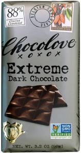 Chocolove Extreme Dark Chocolate (Master Case), 3.2 Ounce (12-12 Pack)