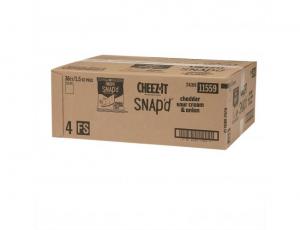 Kelloggs Cheez It Cheddar Sour Cream and Onion Cracker, 2.2 Ounce - 6 per case.