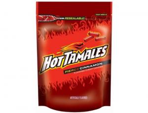 Hot Tamales Fierce Cinnamon Chewy Candy, 10 Ounce Stand Up Bag - 8 per case.