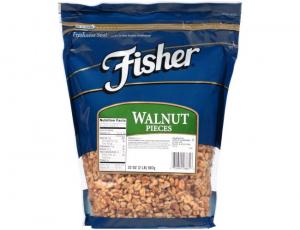 Fisher Chefs Naturals Nugget Walnut Piece, 2 Pound - 3 per case.