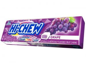 Hi Chew Grape Chewy Candy, 1.76 Ounce - 180 per case.