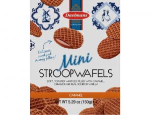 (Price/CASE)Daelmans 03335 Mini Caramel Stroopwafel Pouch 10-5.2
