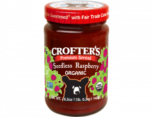 Crofters Organic Premium Raspberry Spread - 6 per case.