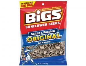 12 PACKS : BIGS Original Salted & Roasted Sunflower Seeds, 5.35-