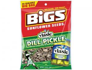 Bigs Vlasic Dill Pickle Sunflower Seed, 5.35 Ounce - 12 per case.
