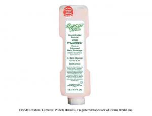 Floridas Natural Growers Pride Kiwi Strawberry Flavored Water, 3.5 Liter - 3 per case.