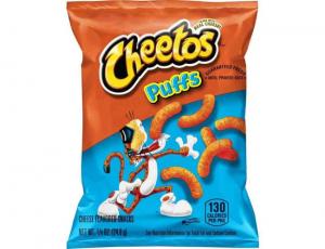 Cheetos Jumbo Puffs Cheese Flavored Snacks, 0.875 Ounce - 88 per case.