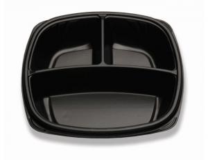 D and W Fine Pack Forum CF723-103-1, 10 Inch, 3 Compartment Container, 160 Pack