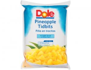 Dole Pineapple Tidbit, 81 Ounce - 6 per case.