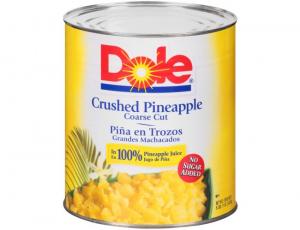 Dole Pineapple Crushed Fancy In Juice, 106 Ounce - 6 per case.