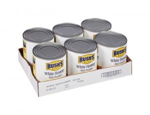 Bushs Best White Hominy - no. 10 can, 6 cans per case