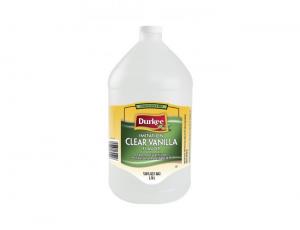 Durkee Clear Imitation Vanilla Flavor - 128 oz. jug, 4 per case