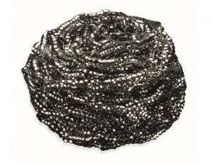 Disco Stainless Steel Silver Sponge Scrubber, 50 Gram - 12 per case.