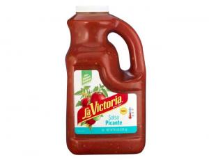 La Victoria Salsa, Medium Picante,1 Gallon - 4 Case