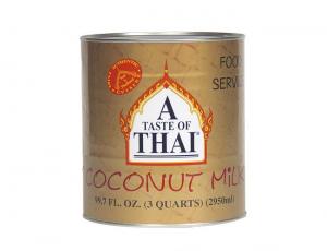 A Taste of Thai Coconut Milk, 99.7 Fluid Ounce - 3 per case.