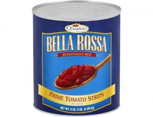 Bella Rosa Tomato Strips in Juice, 102 Ounce - 6 per case.