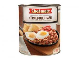 Chef Mate Corned Beef Hash Entree 6 Case 96 Ounce