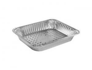 Jiffy Foil Medium 1/2 Size Steam Table Pan - 100 per case.
