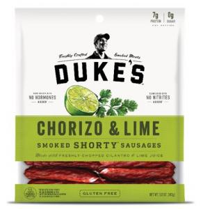 Dukes Chorizo and Lime Shorty Smoked Sausage, 5 Ounce - 8 per case