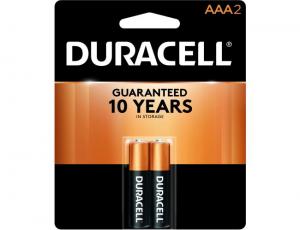 Duracell AAA Size Coppertop Duracell Battery, 1.5 Volt - 108 per case.