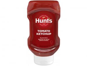 Hunts Tomato Ketchup, 20 Ounce Squeeze Bottle - 12 per case.