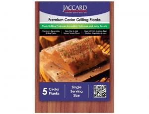 Jaccard Premium Small Cedar Grilling Plank, 6.5 x 3.5 inch - 50 per case