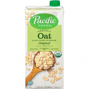 Pacific Foods Organic Naturally Original Oat Beverage, 32 Fluid Ounce - 12 per case