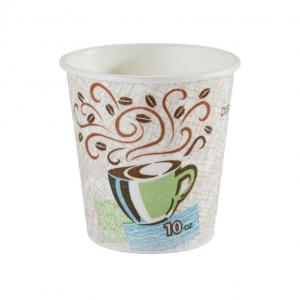PerfecTouch Coffee Haze Insulated Paper Hot Cup, 10 Ounce - 1000 per case.