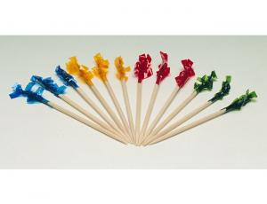 Goldmax 1001-1 Pick Regular Wooden Frills (10 Packs, 1000 Count Per Pack)