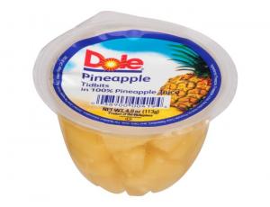Pineapple Tidbits In. Juice 36 Case 4 Ounce